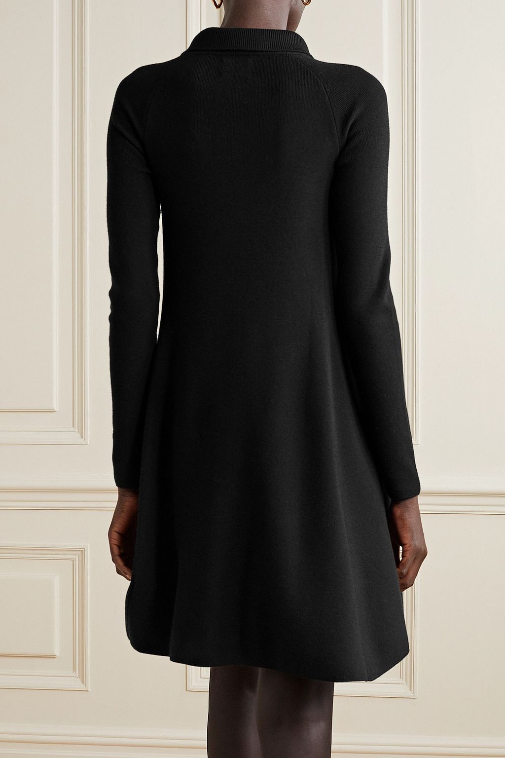 KHAITE Emory stretch-wool mini dress
