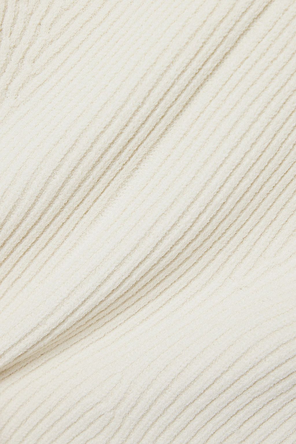 KHAITE Luella off-the-shoulder ribbed-knit sweater