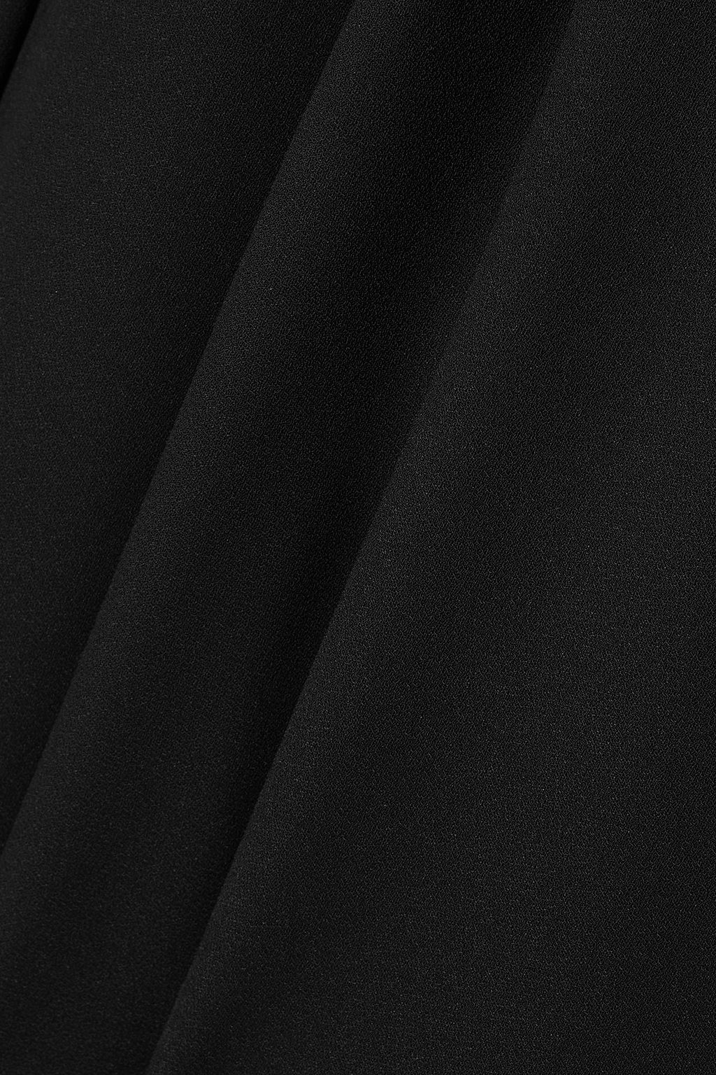 RASARIO Pleated straight-leg crepe pants