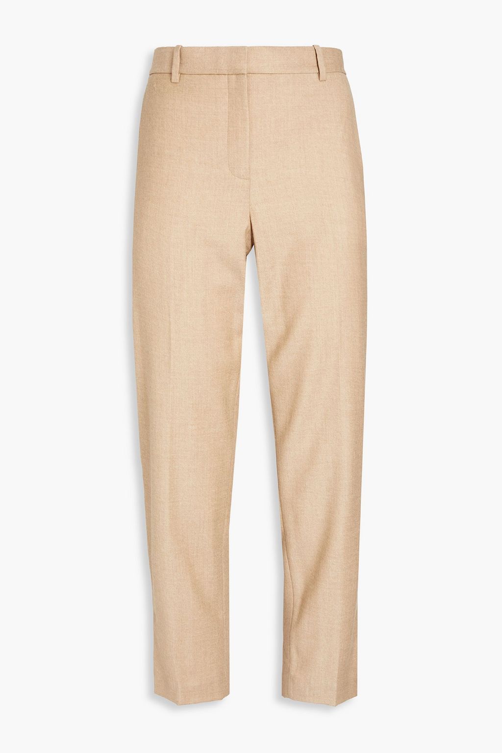 wool-flannel slim-leg pants 