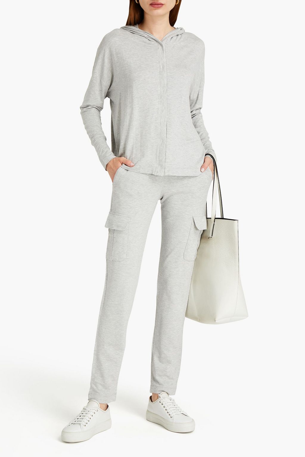 MAJESTIC FILATURES Stretch-jersey track pants