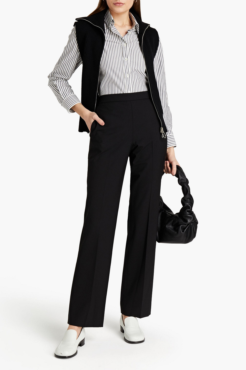 Theory Stretch-wool Straight-leg Trousers