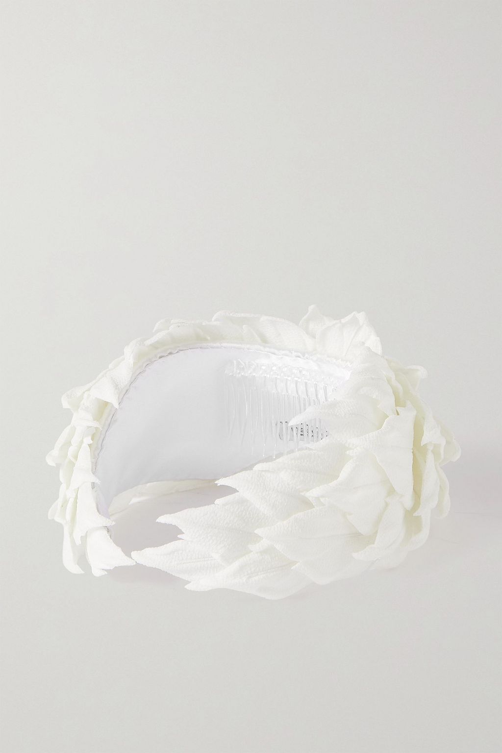 MERVE BAYINDIR Gardenia crepe headpiece