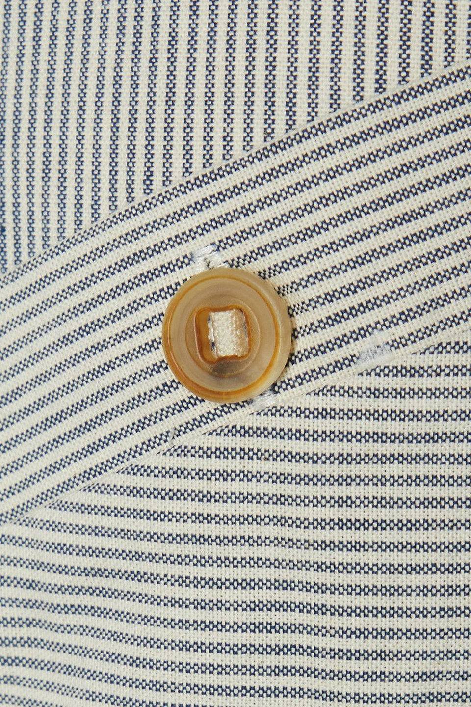 Ulla Johnson Lennox Belted Striped Cotton-canvas Straight-leg Pants In Off-white