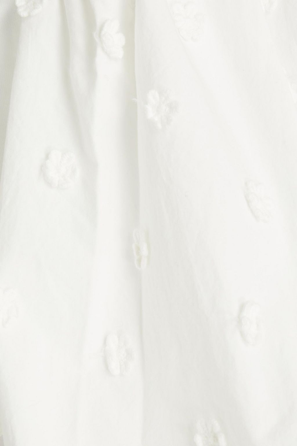 MAJE Embroidered organic cotton-jersey top