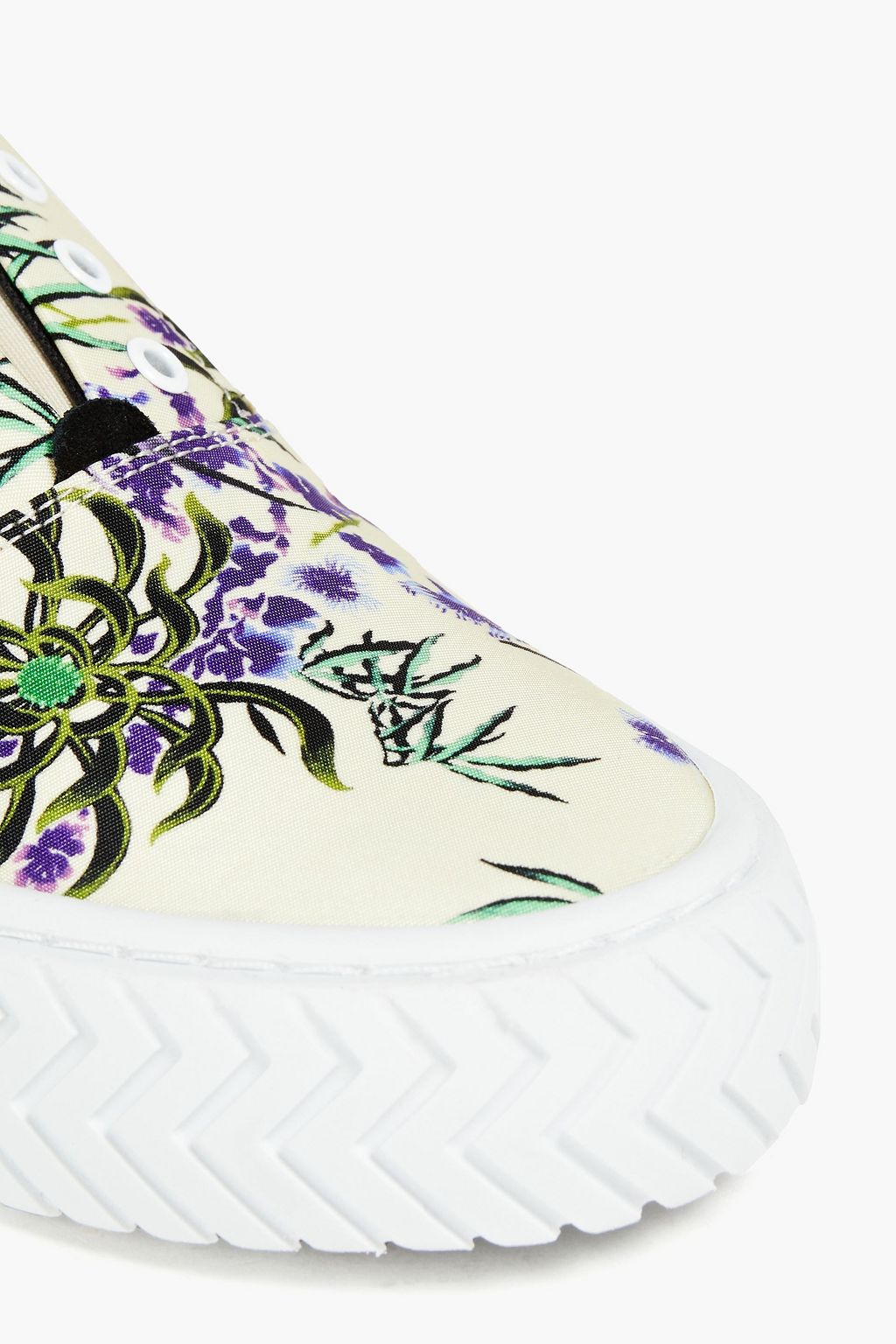 KENZO K-Skate floral-print canvas slip-on sneakers
