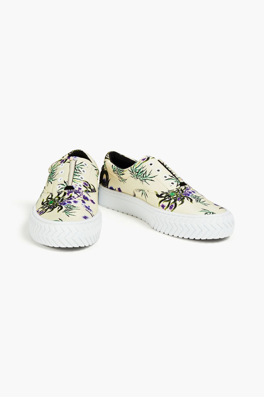 KENZO K-Skate floral-print canvas slip-on sneakers