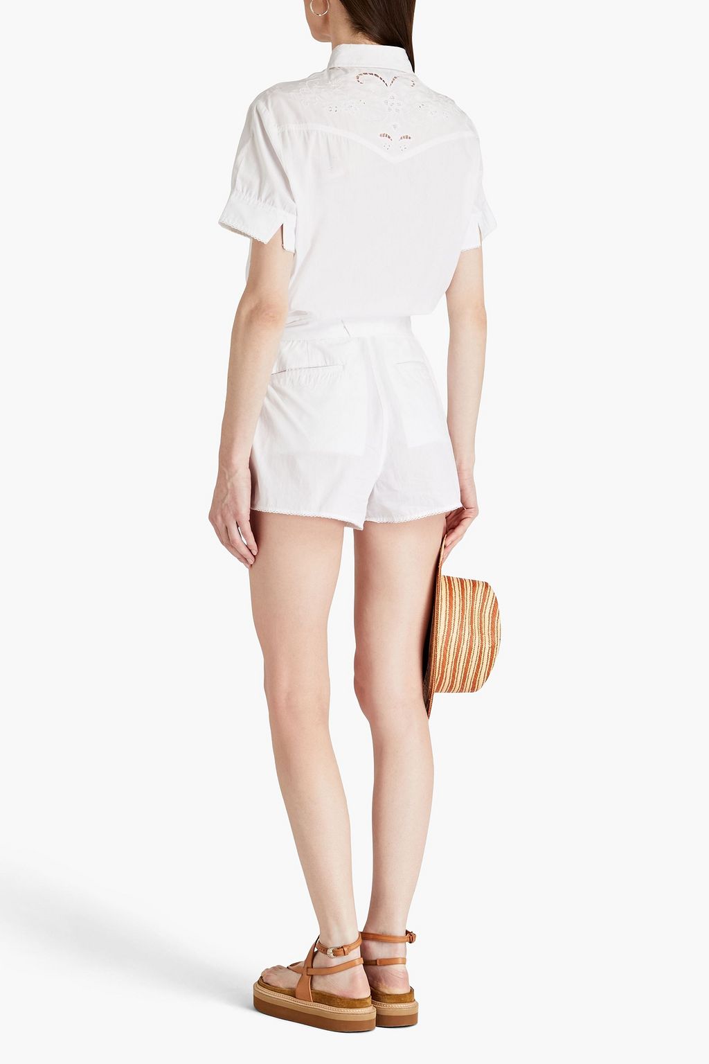 RAG & BONE بلاي سوت من القطن بتصميم مطّرز