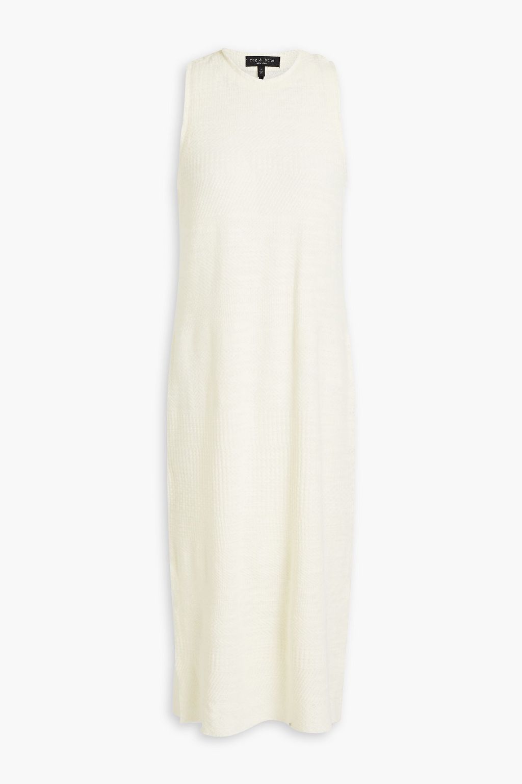 RAG & BONE Lucy cotton-tweed midi dress | THE OUTNET