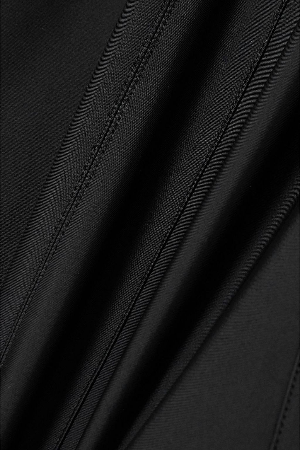 MUGLER Stretch-jersey and tulle mini dress