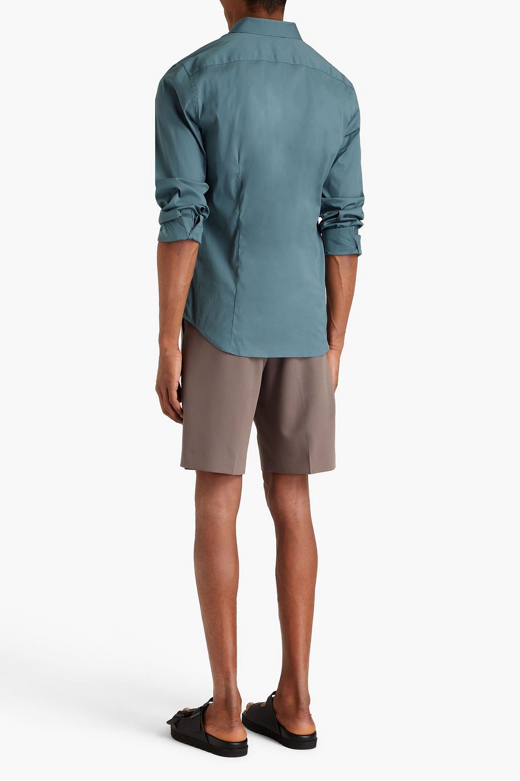 THEORY Sylvain cotton-blend poplin shirt