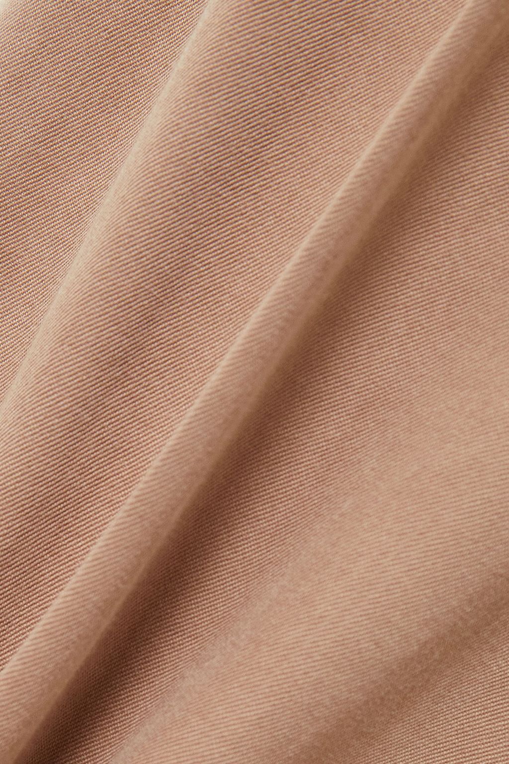 CHLOÉ Pleated wool-twill wide-leg pants