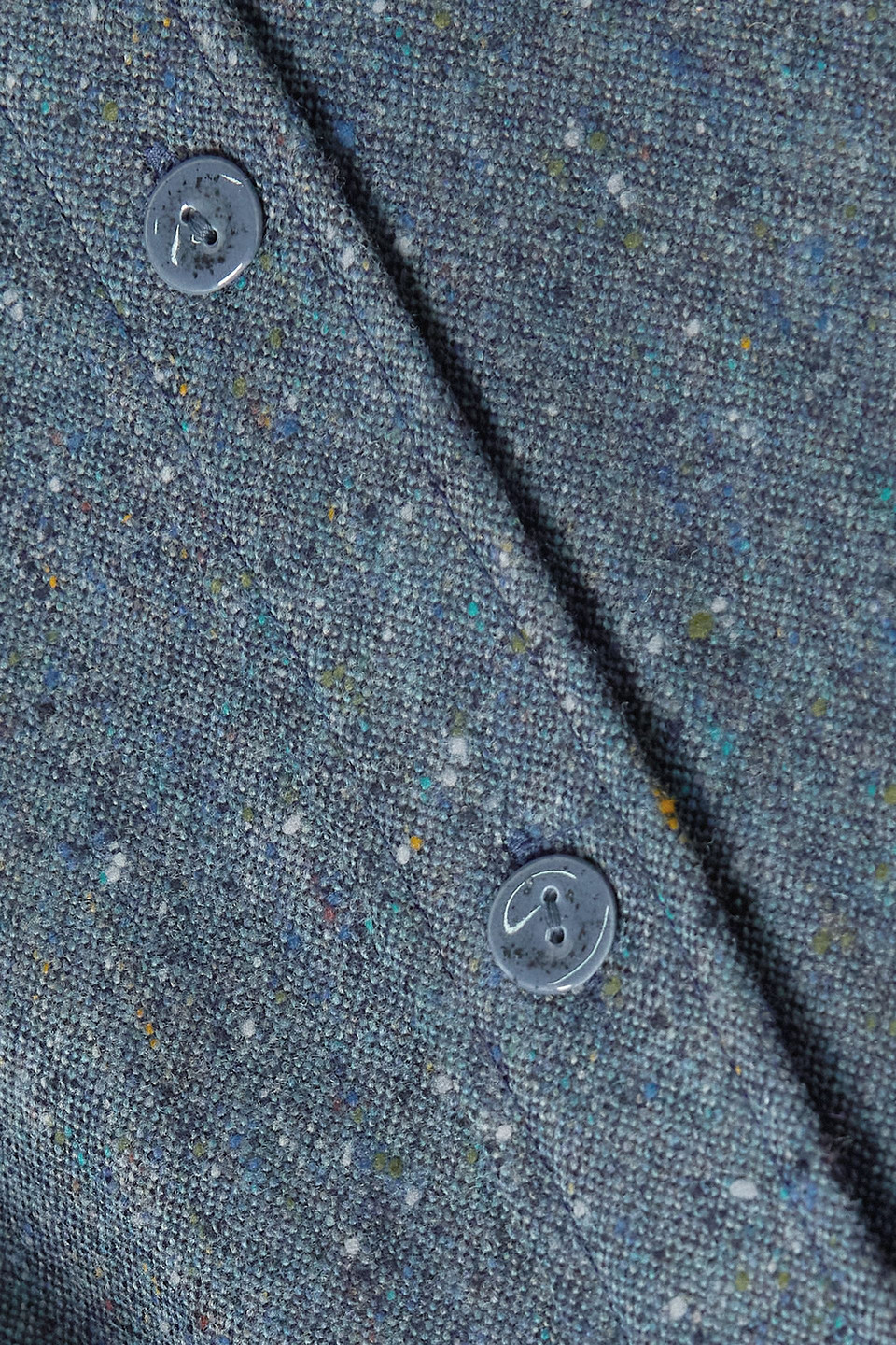 Chloé Donegal Wool-tweed Shirt
