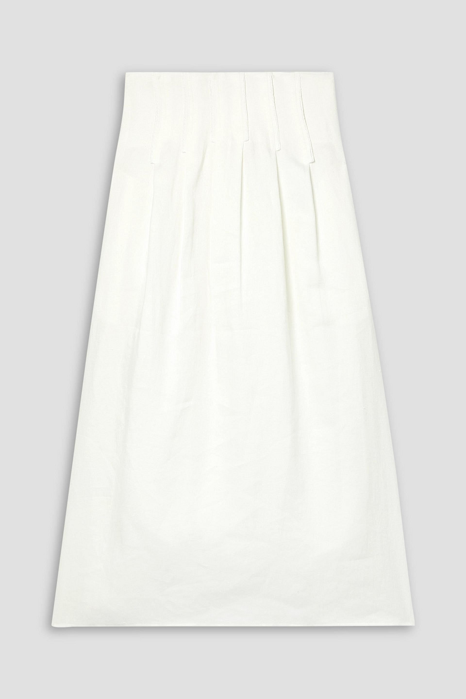 Chloé A-line Midi Skirt In Weiss