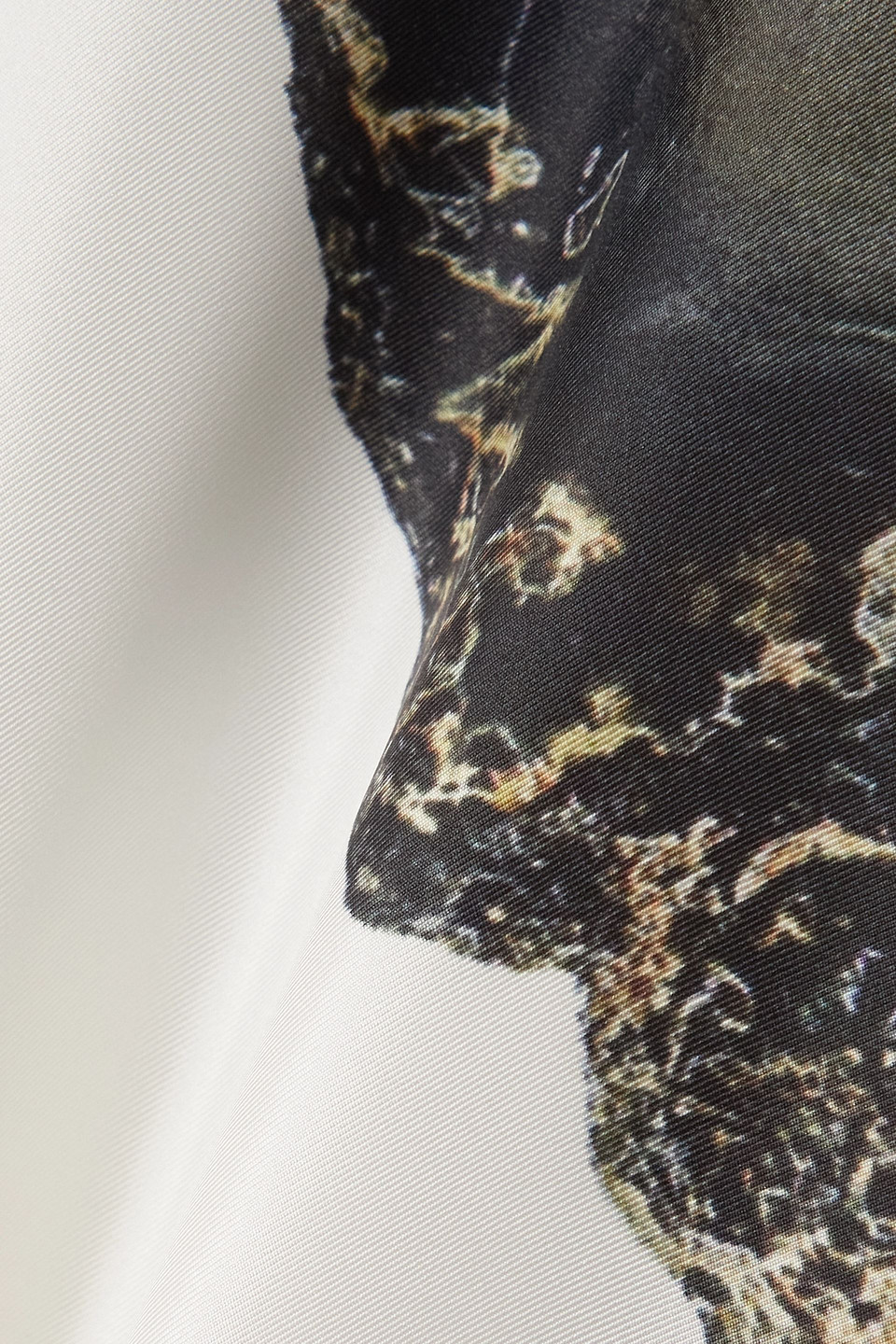 Chloé Printed Silk-twill Midi Skirt