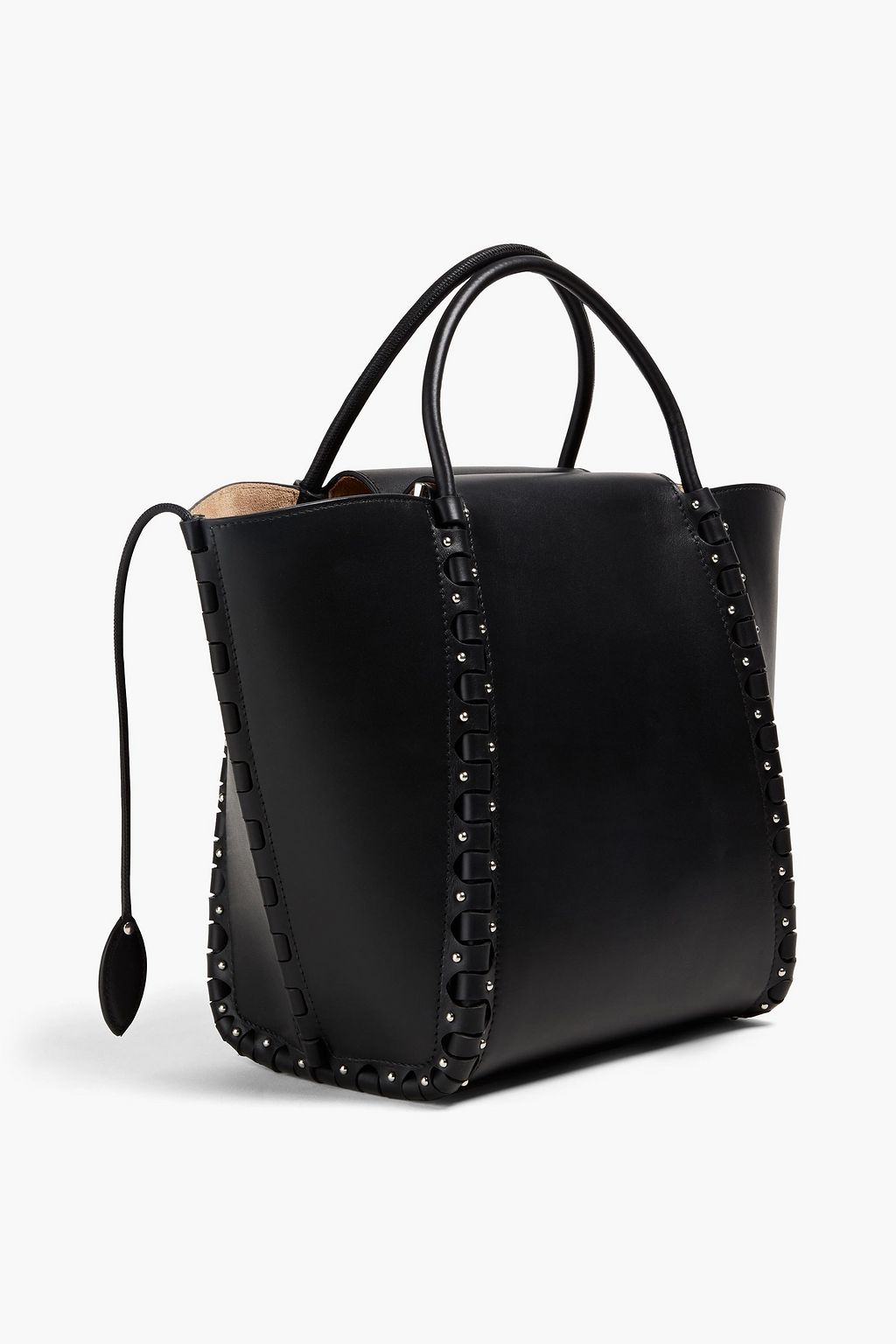 ALAÏA Le Hinge small studded leather tote