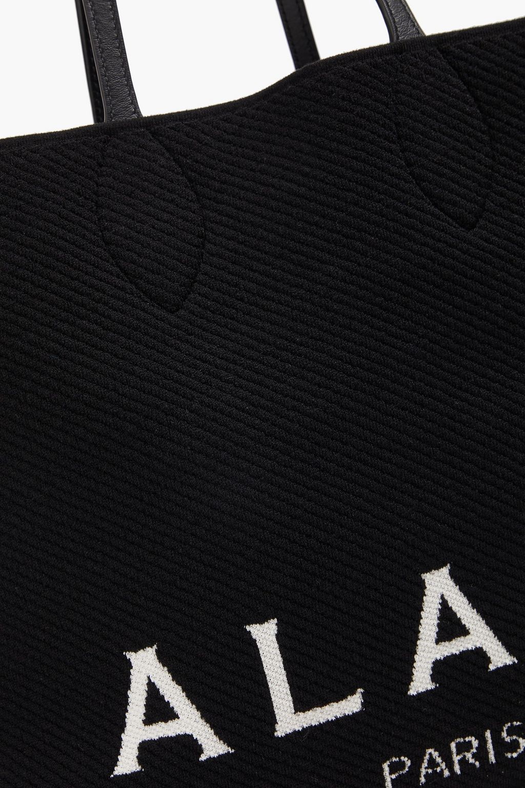 ALAÏA Jacquard-knit tote