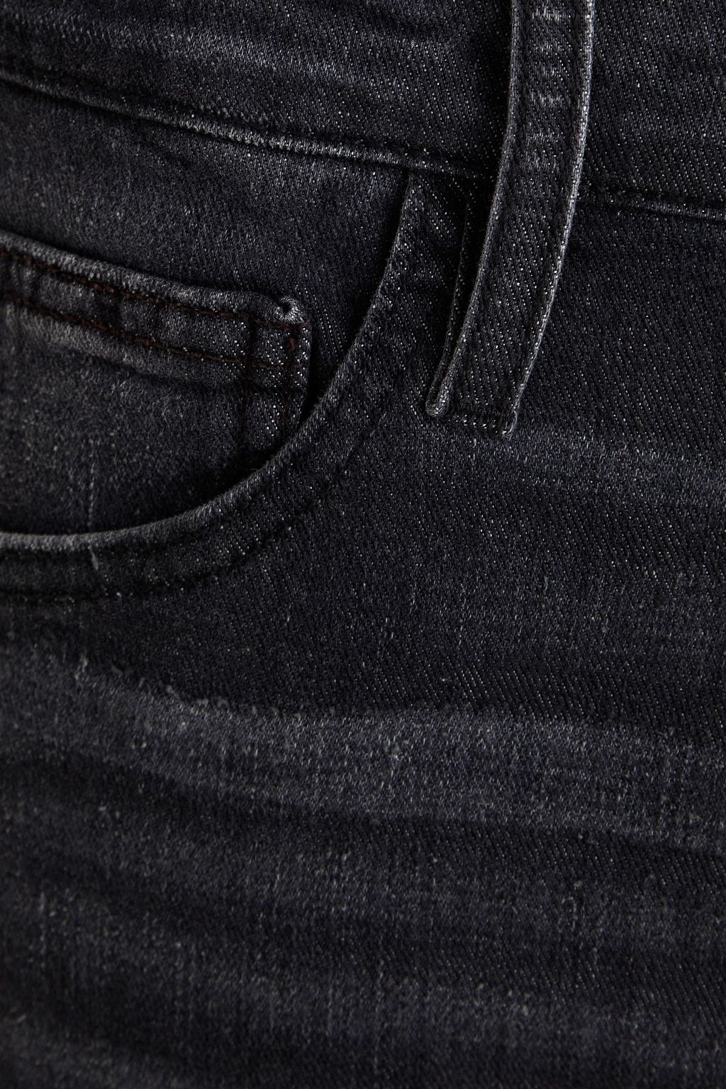 FRAME The Straight whiskered denim jeans