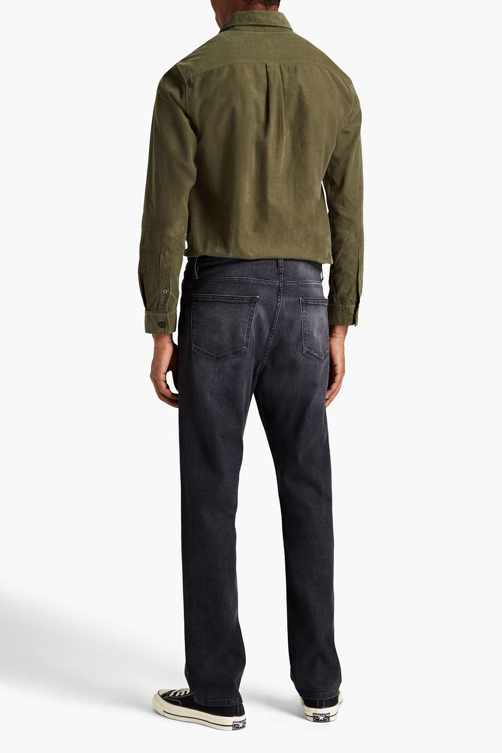 FRAME The Straight whiskered denim jeans