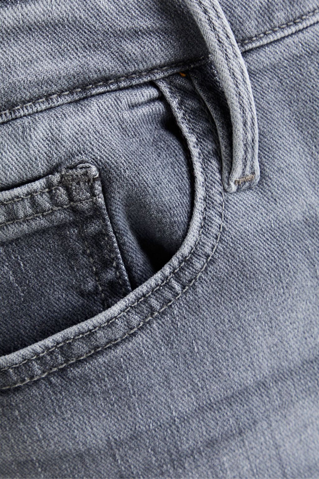 FRAME Skinny-fit faded denim jeans