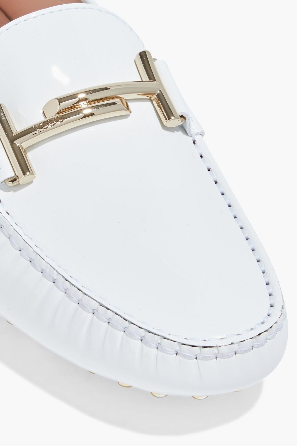 TOD'S Double T patent-leather loafers