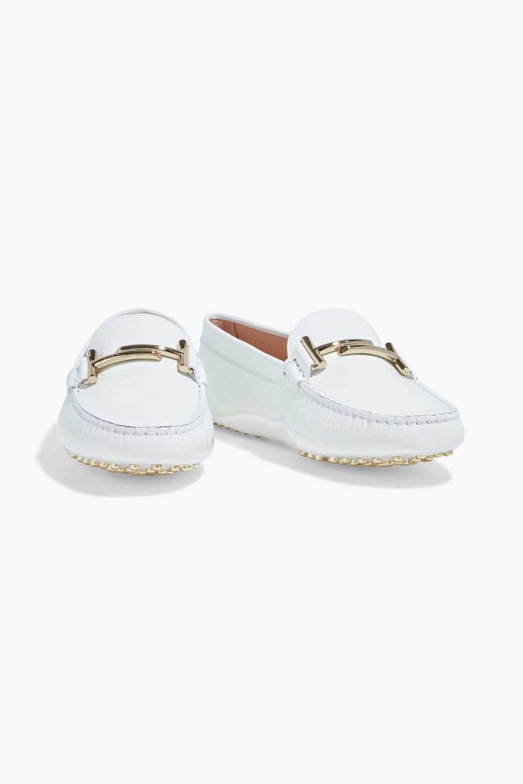 TOD'S Double T patent-leather loafers