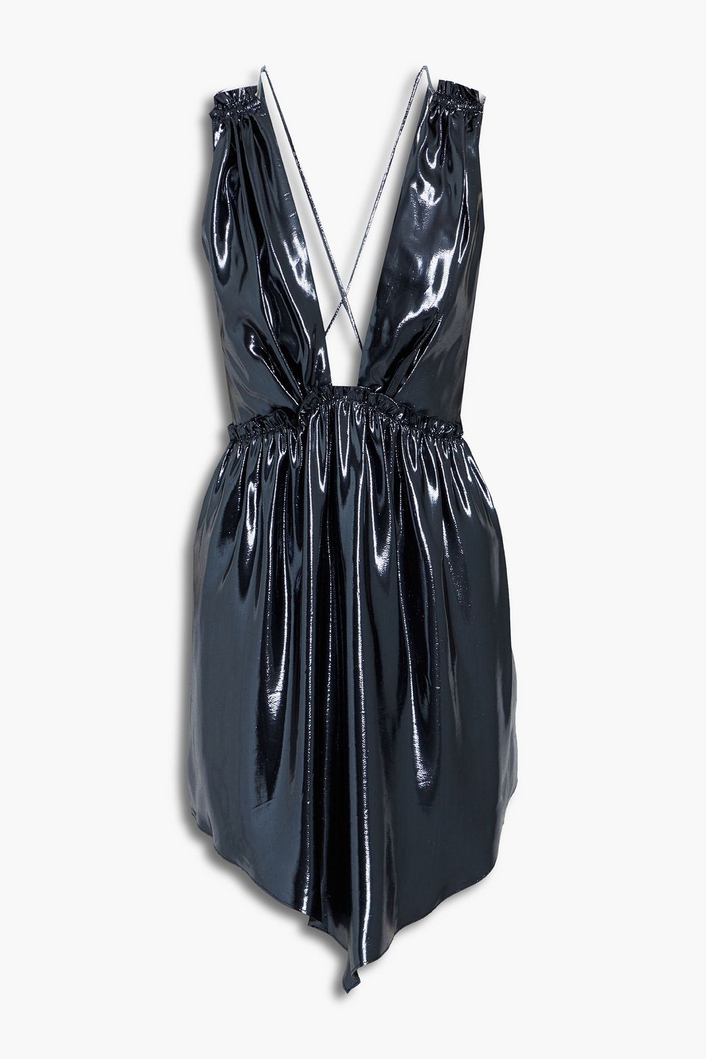 ワンピース LE CIEL BLEU Nylon Puckered Mini Dress LE CIEL BLEU（ルシェルブルー）の「ナイロンパッカーミニ