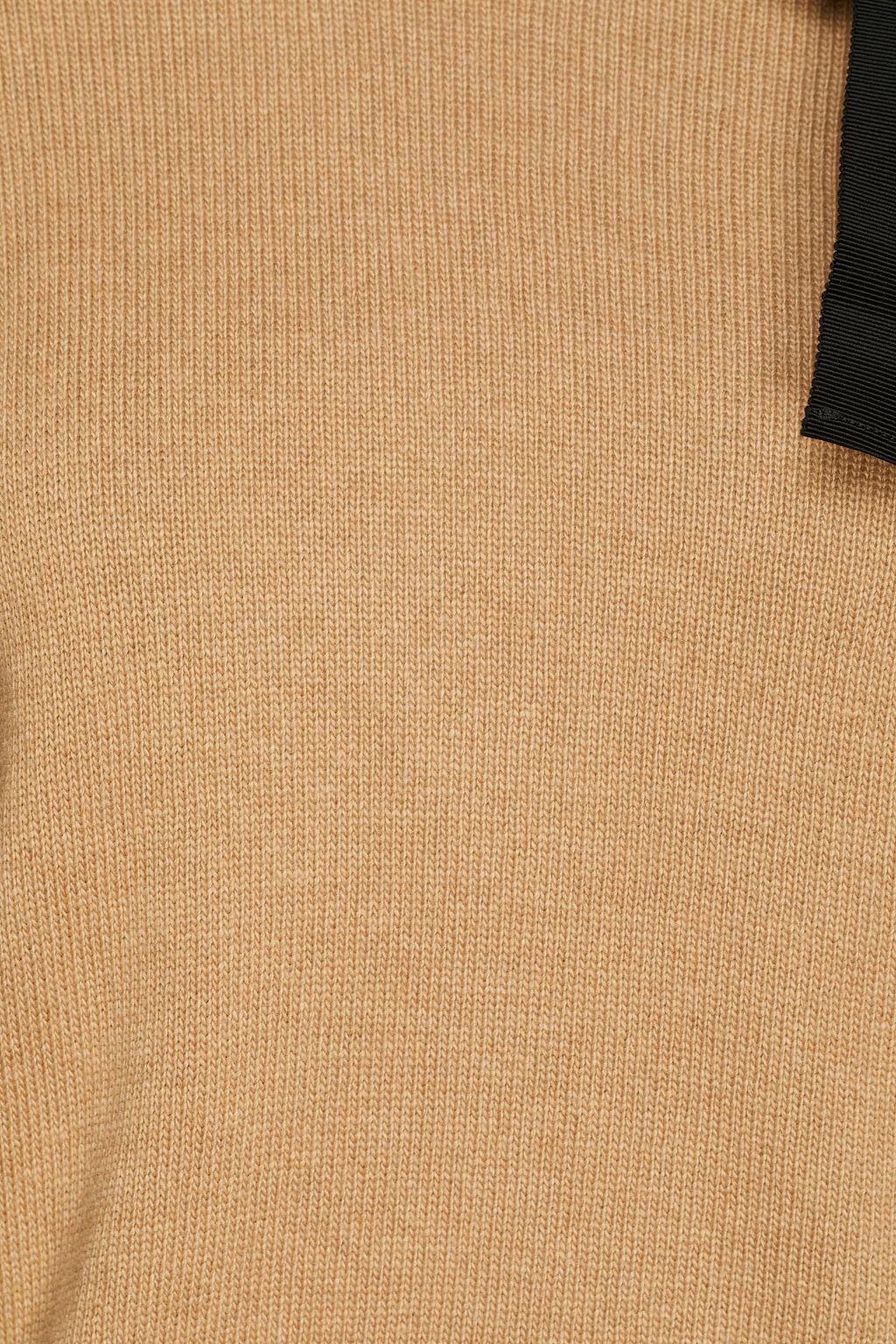 REDVALENTINO Bow-embellished knitted sweater