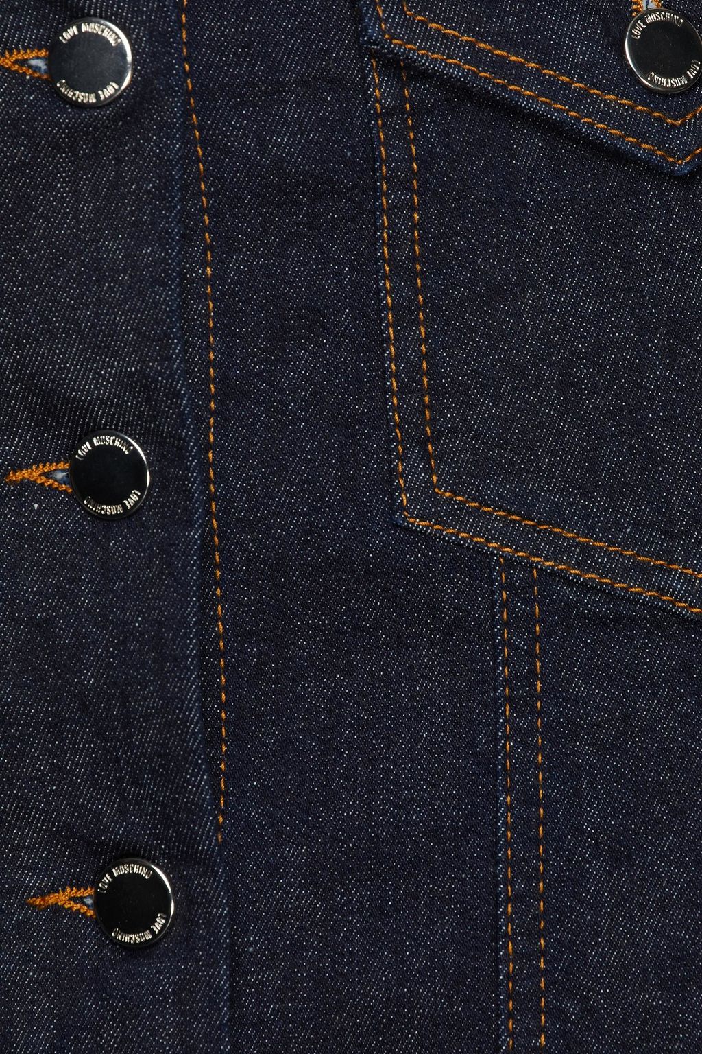 LOVE MOSCHINO Denim mini skirt