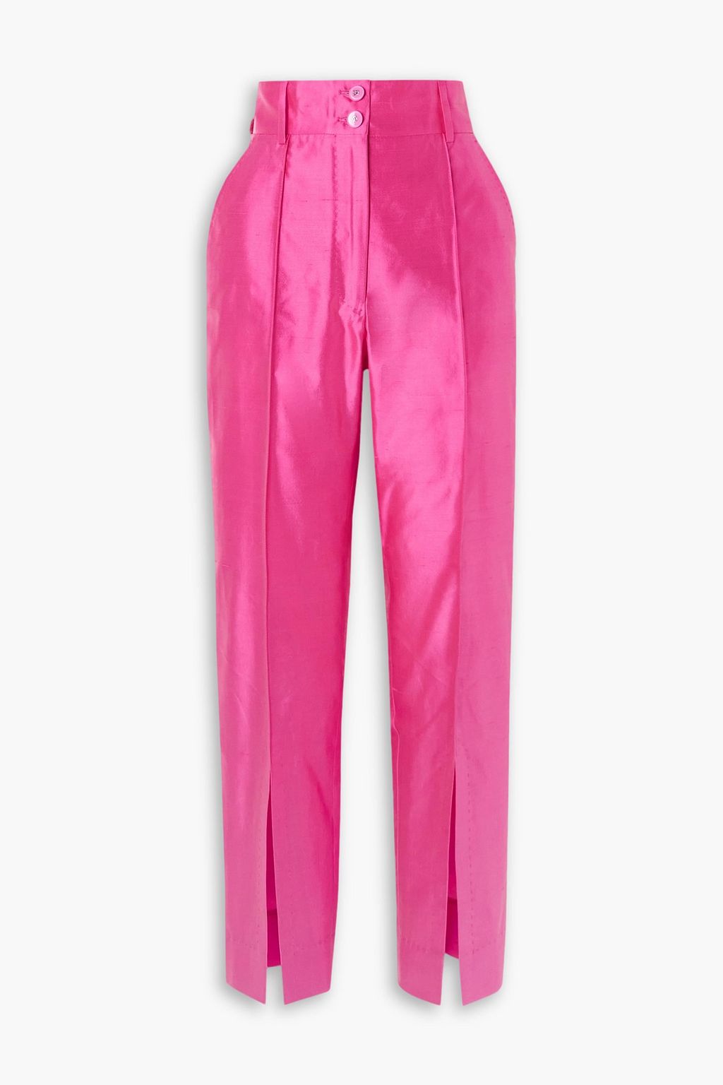 DOLCE & GABBANA Silk-dupioni straight-leg pants | THE OUTNET