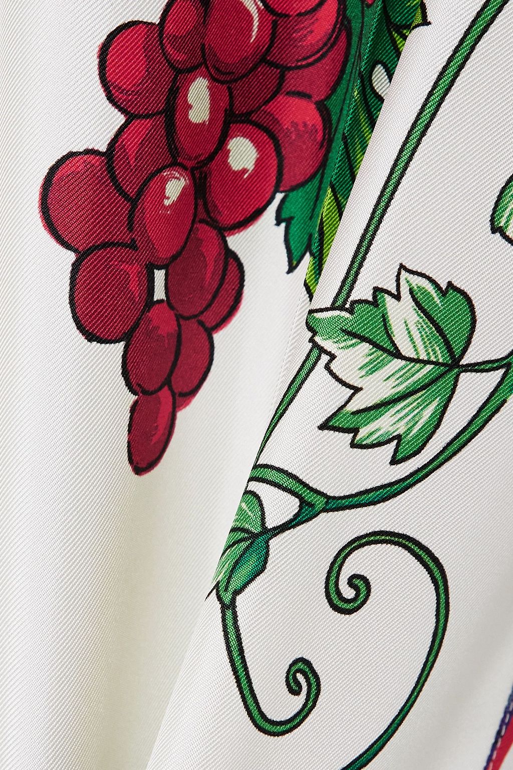 DOLCE&GABBANA Printed silk-twill straight-leg pants