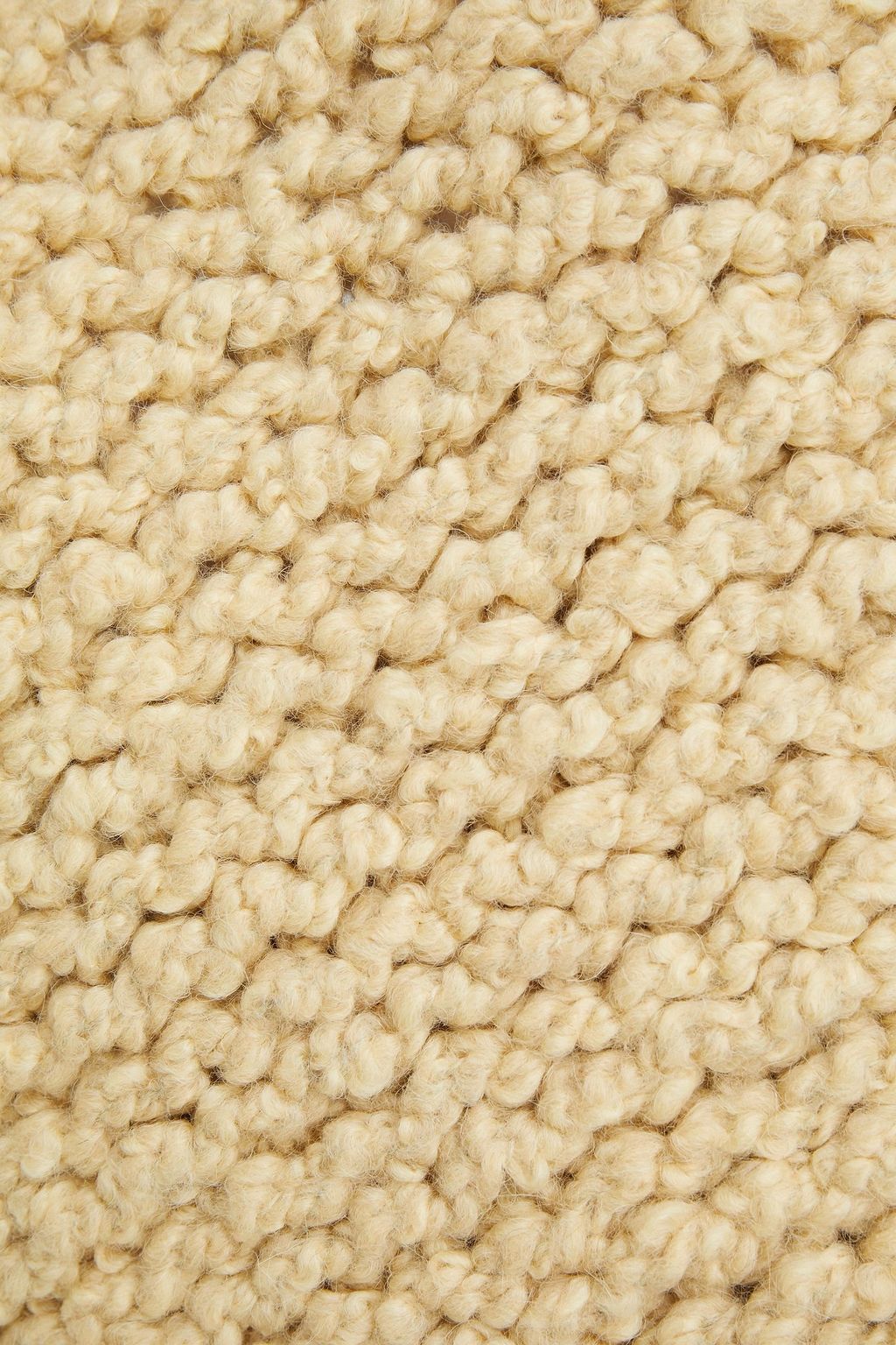 TORY BURCH Pullover aus Bouclé-Strick aus einer Alpakamischung