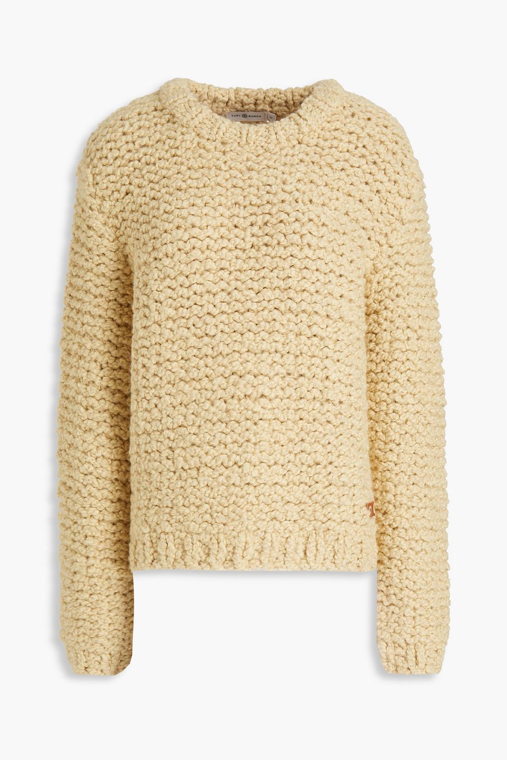 TORY BURCH Bouclé-knit alpaca-blend sweater | Sale up to 70% off | THE  OUTNET