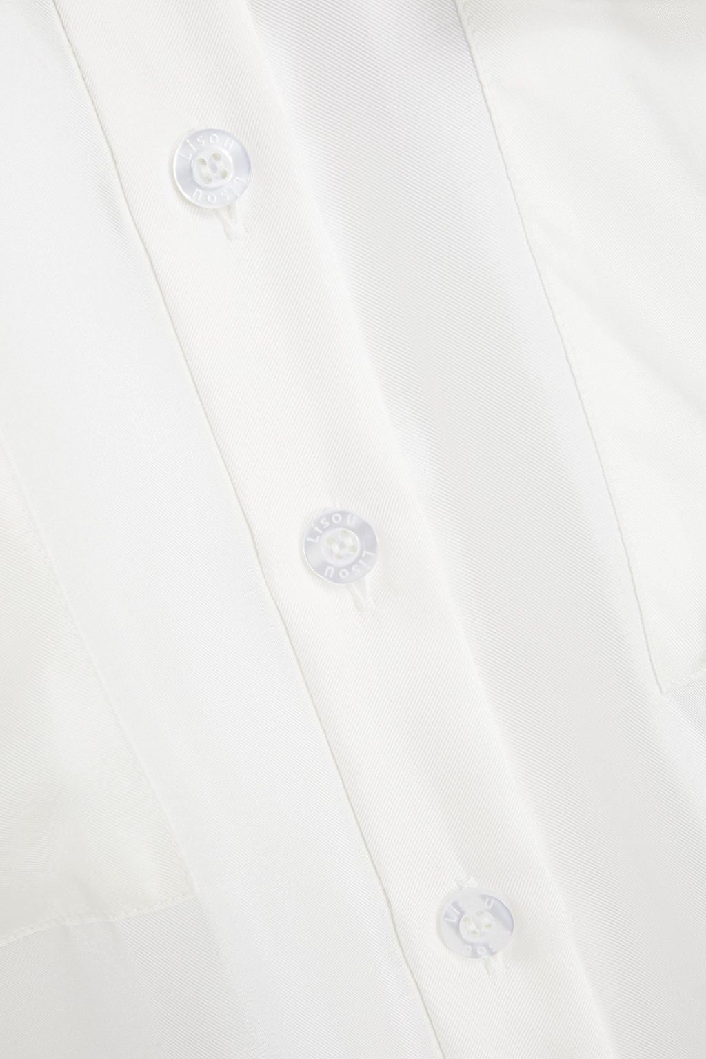 LISOU Alanna silk-twill shirt