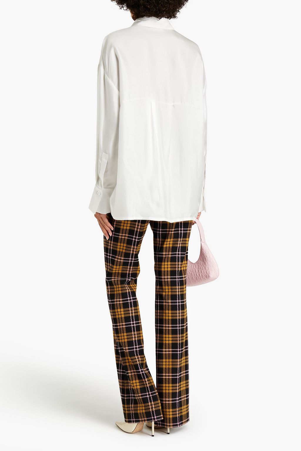 LISOU Alanna silk-twill shirt