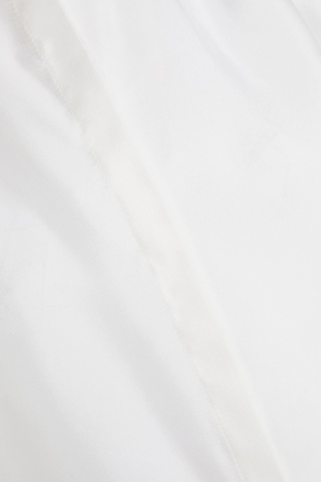 LISOU Betty gathered silk-twill shirt