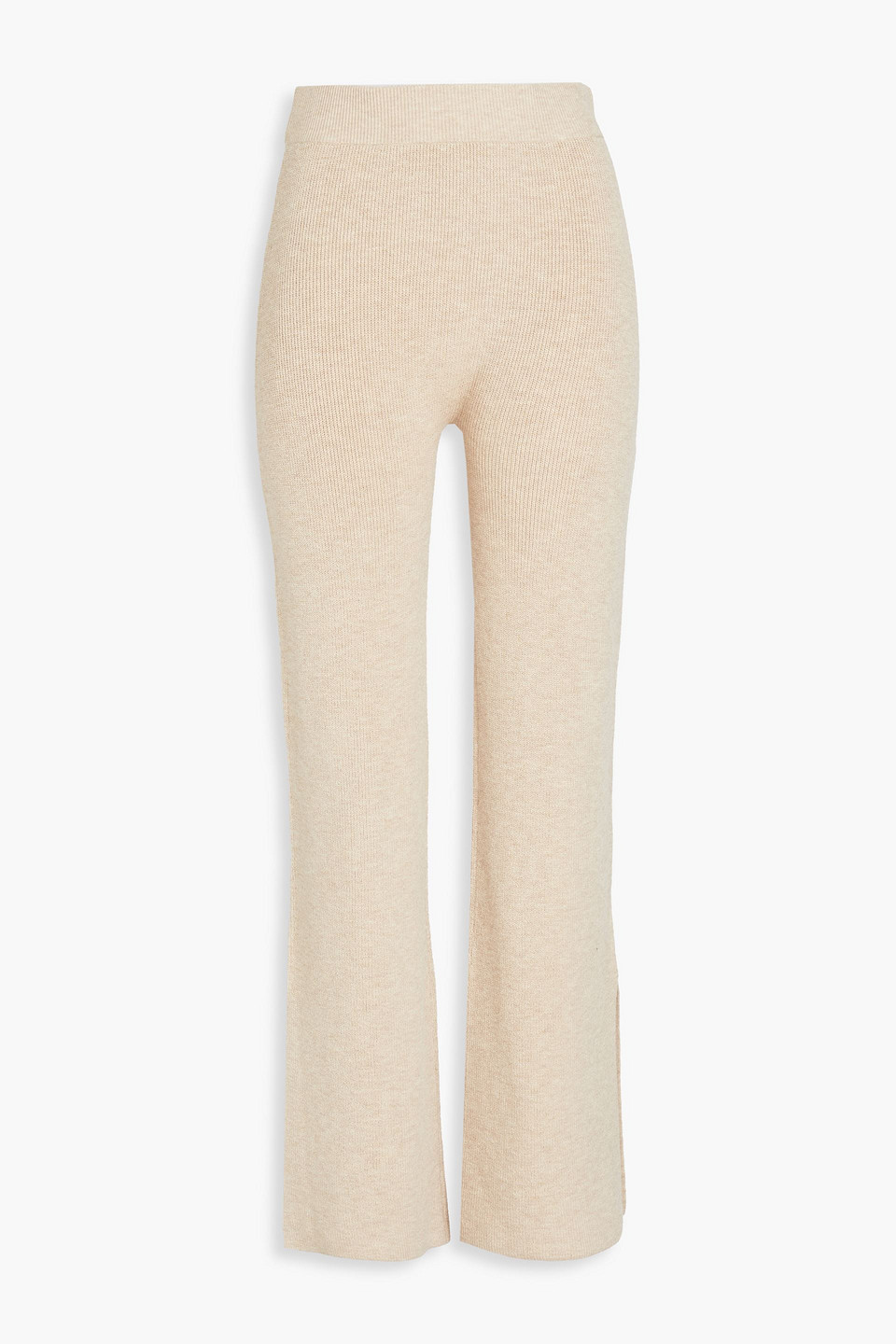 LE ORE Lodi ribbed-knit bootcut pants