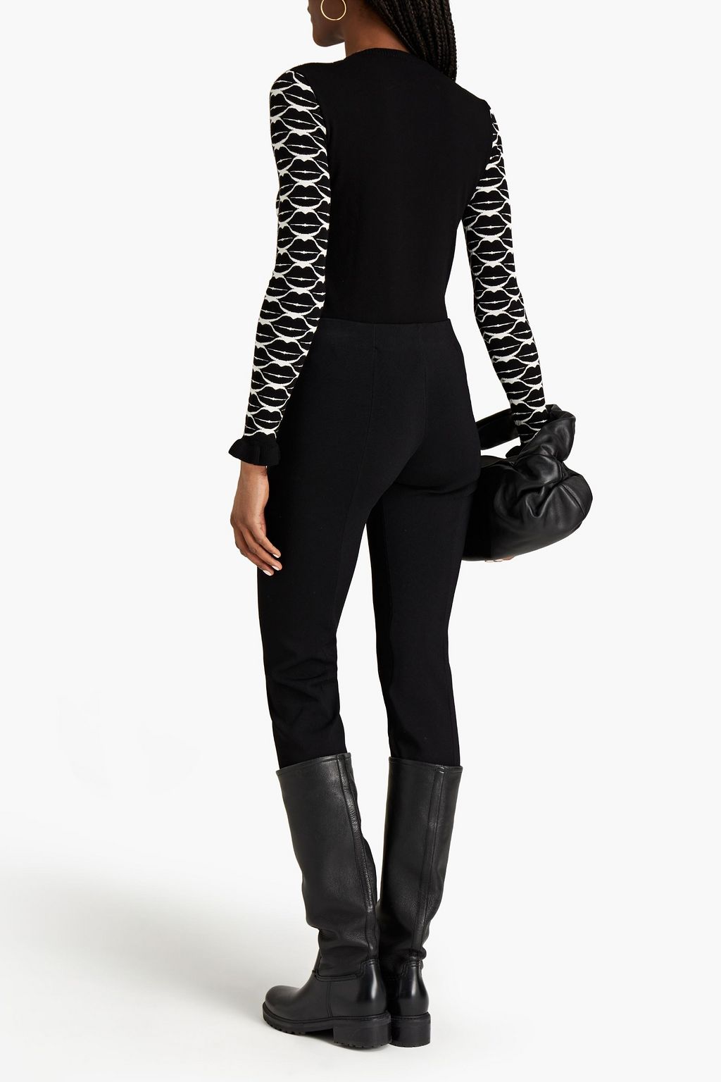 REDVALENTINO Jacquard-knit sweater