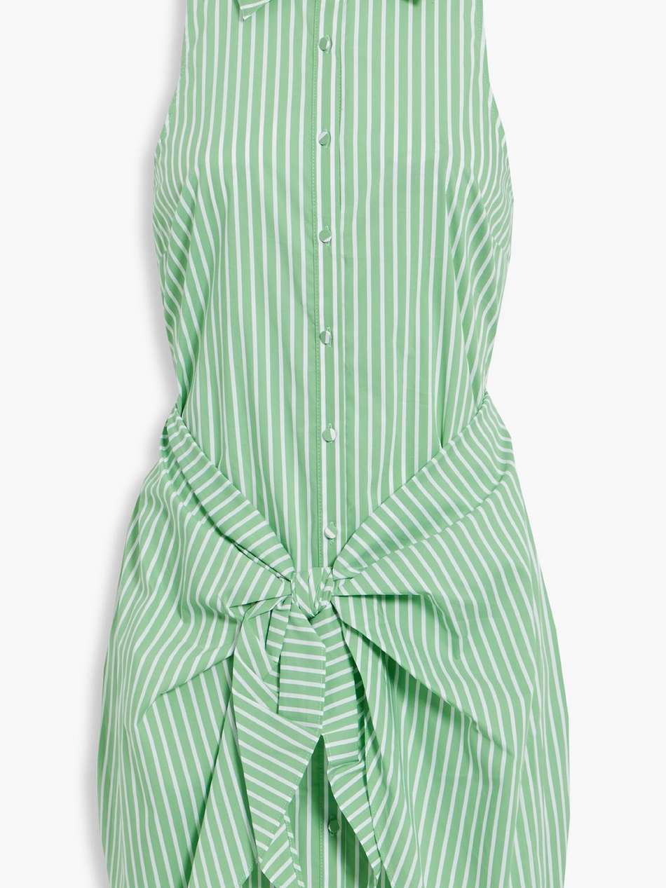 Cinq à Sept Gaby Knotted Mini Shirt Dress
