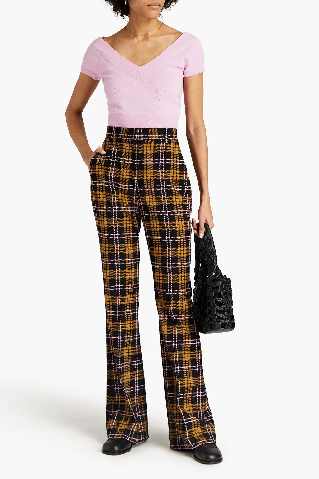 TEMPERLEY LONDON Lavender knitted top