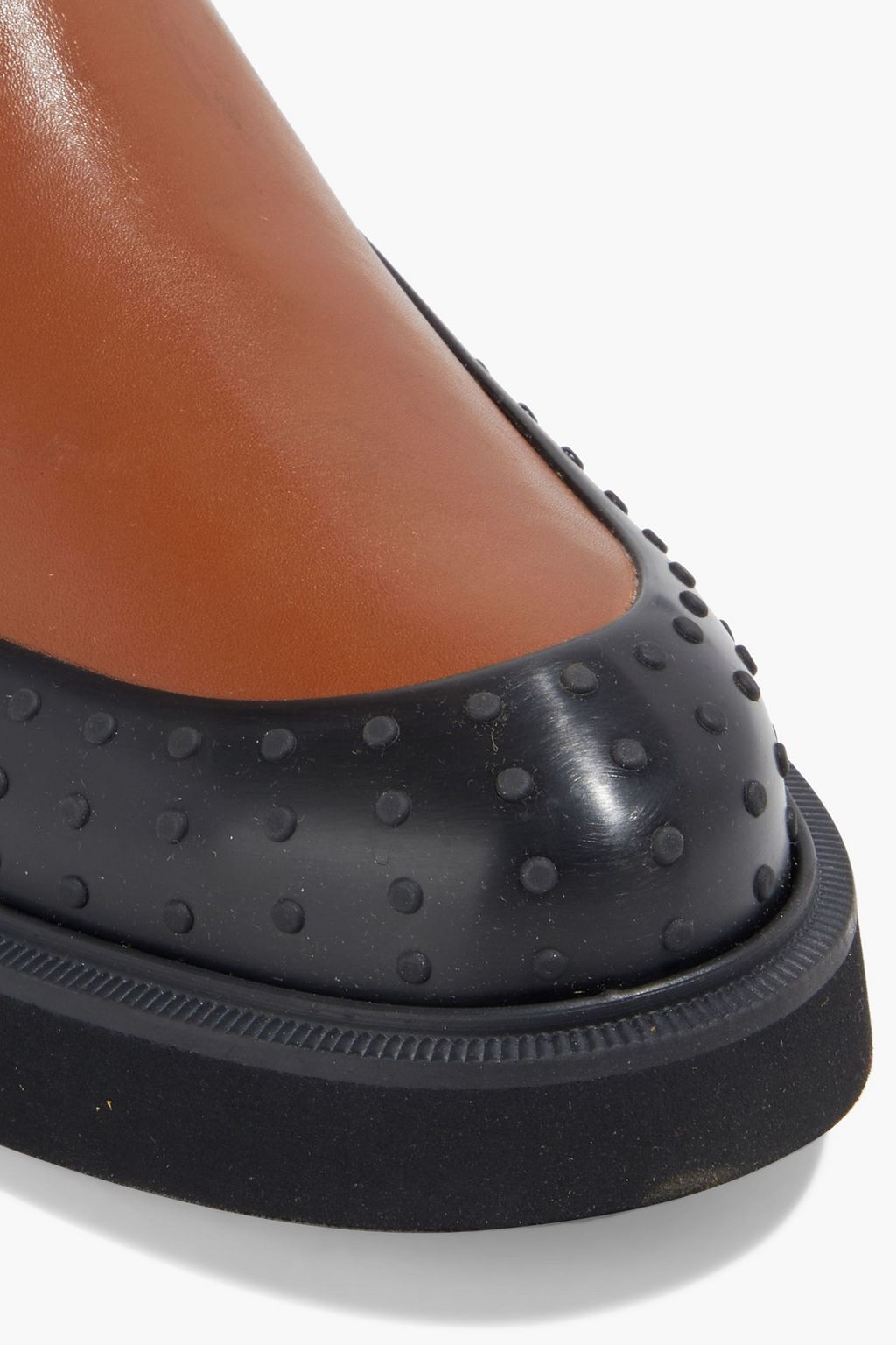 TOD'S حذاء بوت بطول الركبة من الجلد