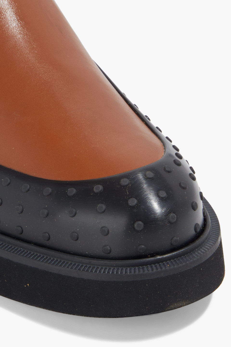 Tod's Leather Knee Boots In Brown
