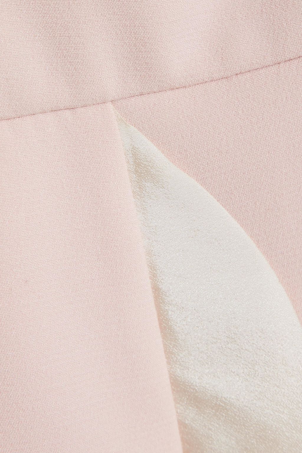 REDVALENTINO クレープ ミニワンピース ラッフル付き