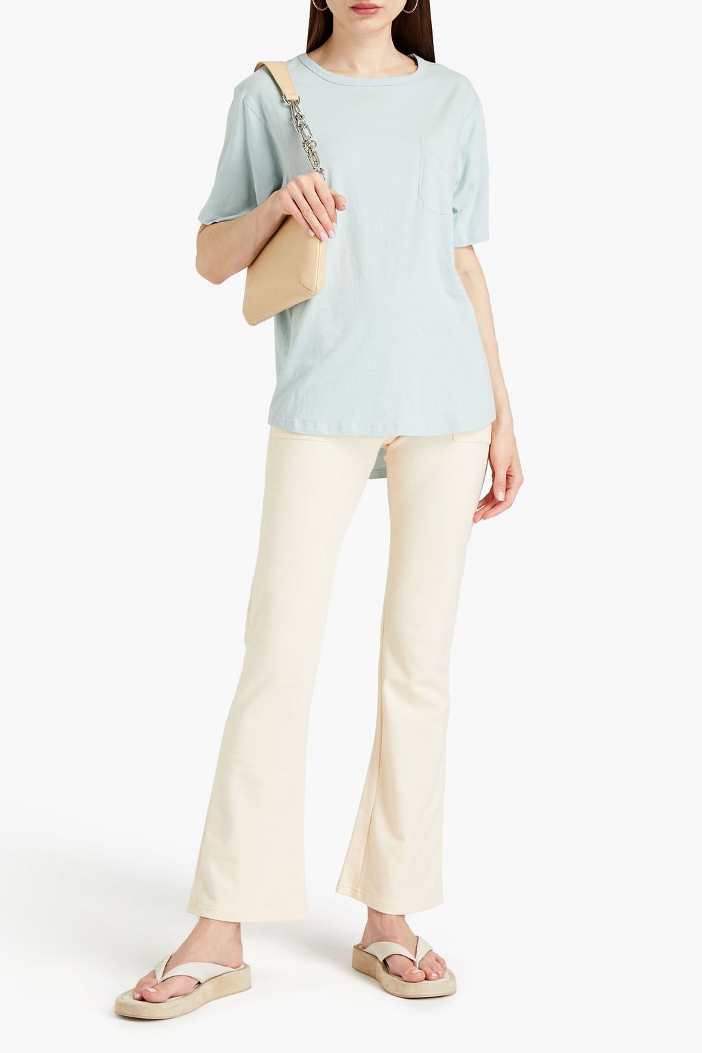 SIMKHAI Cotton-jersey T-shirt