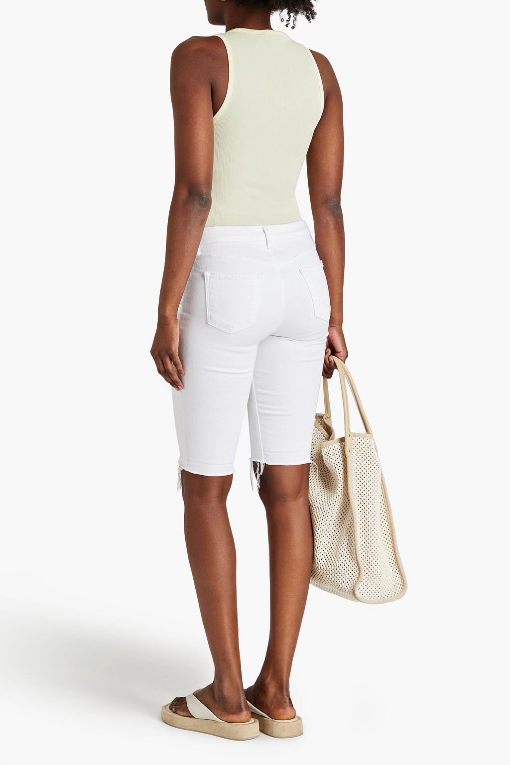 RAG & BONE Zoe ribbed jersey tank
