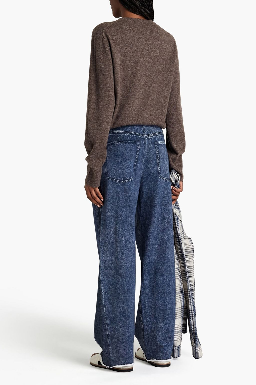 RAG & BONE Miramar printed French cotton-terry wide-leg pants