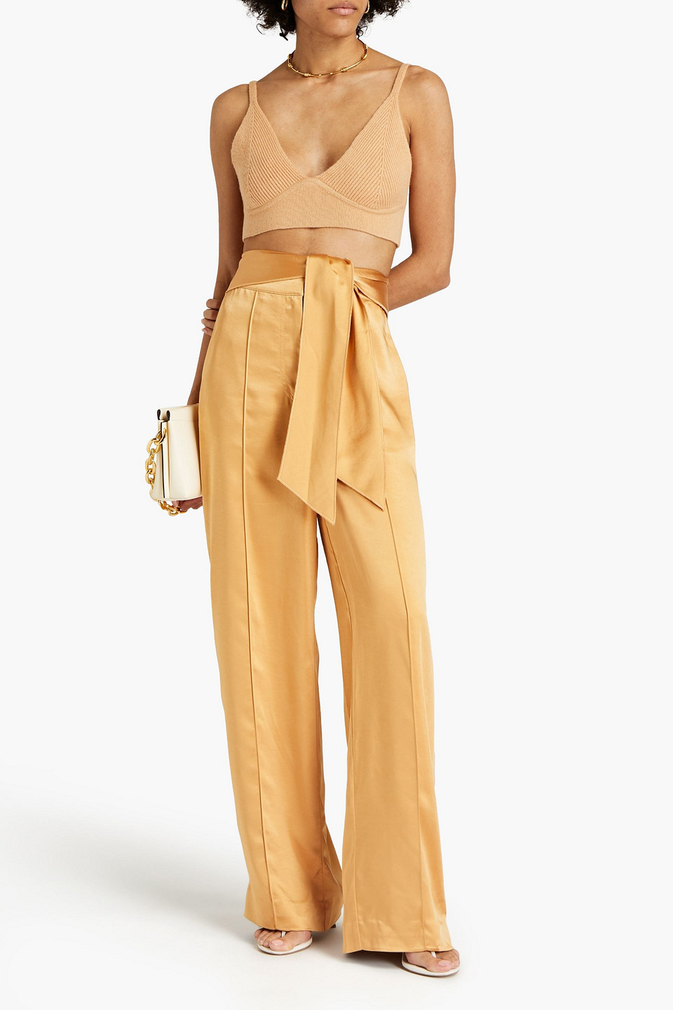 Jonathan Simkhai Ribbed-knit Bra Top