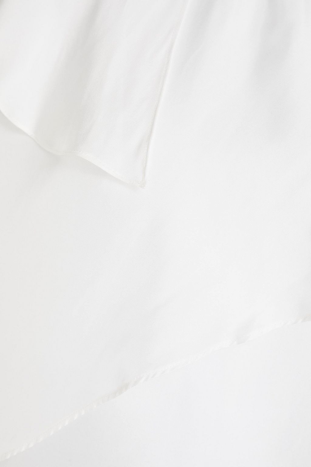 LISOU Talia draped silk-satin blouse