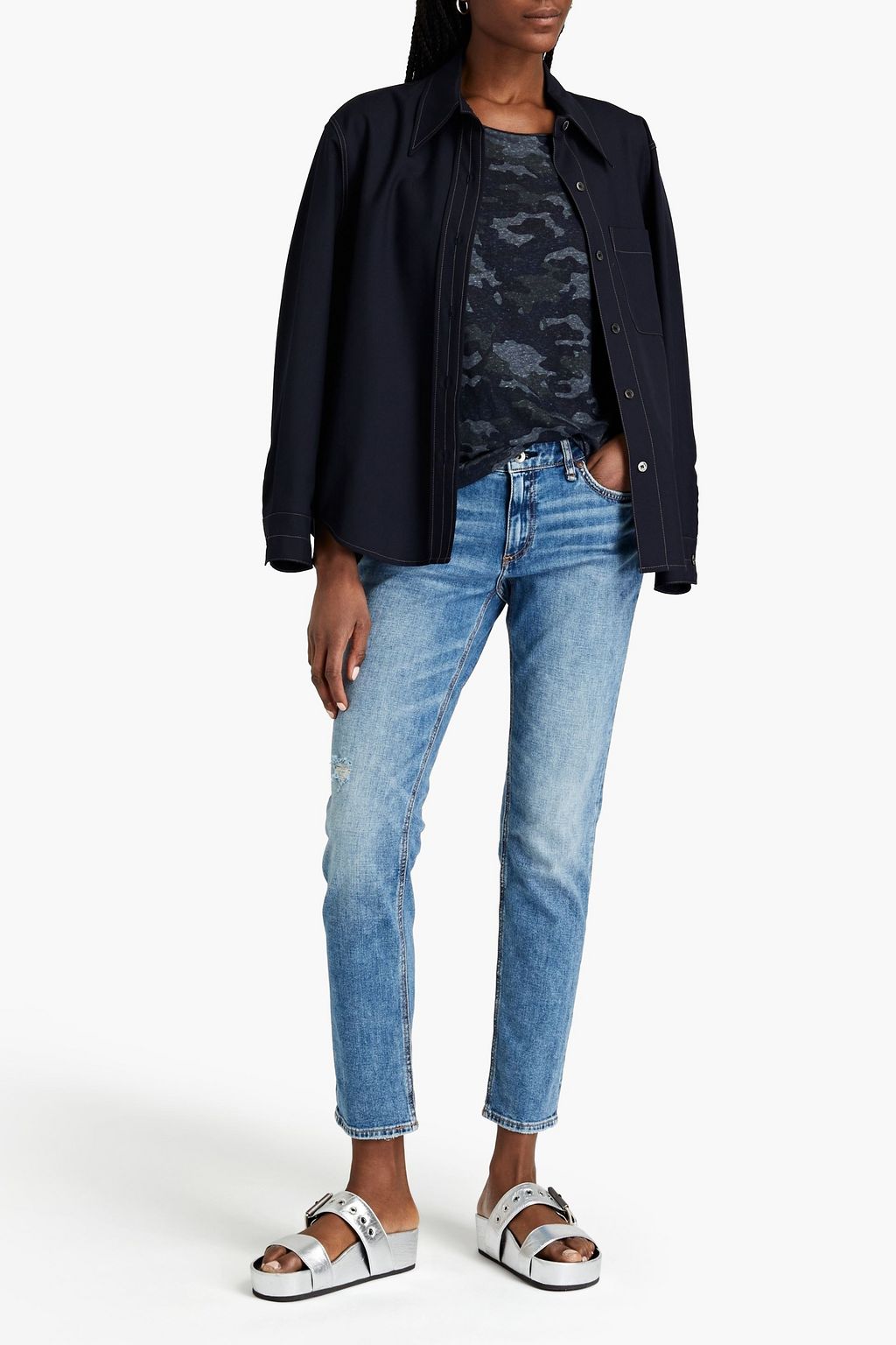 RAG & BONE Dre faded boyfriend jeans