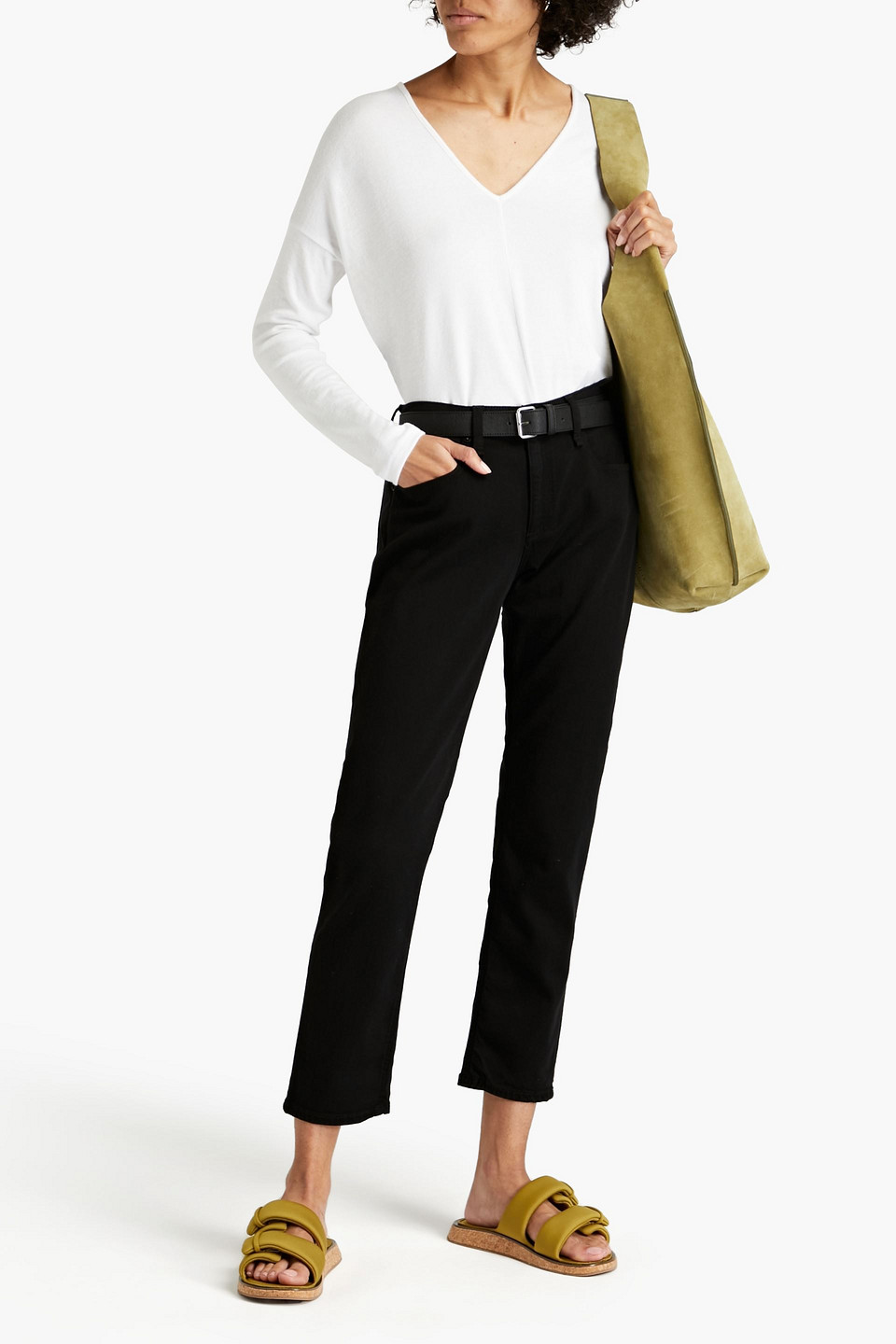 Rag & Bone Stretch-knit Jumper In White